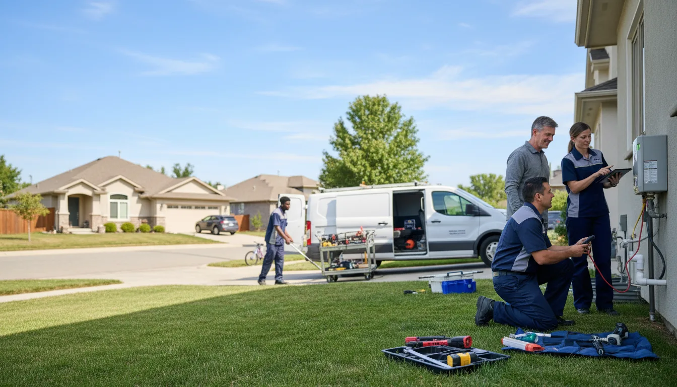 Tankless water heater service in Lansford, PA
